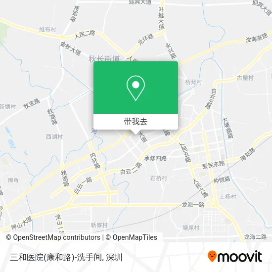 三和医院(康和路)-洗手间地图