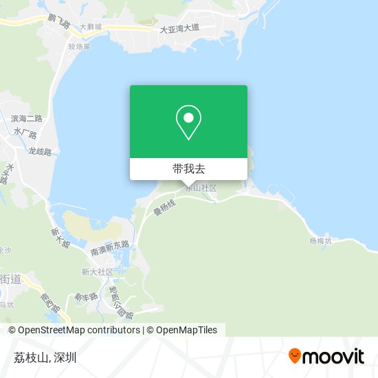 荔枝山地图