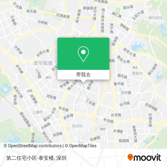 第二住宅小区-泰安楼地图