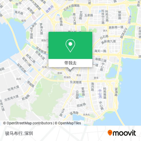 骏马布行地图