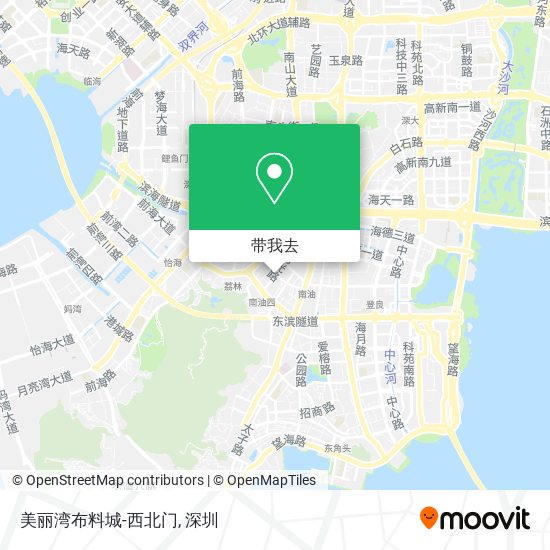 美丽湾布料城-西北门地图