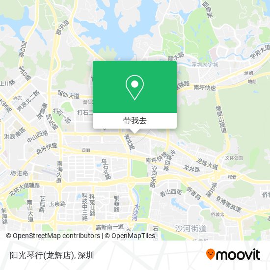 阳光琴行(龙辉店)地图