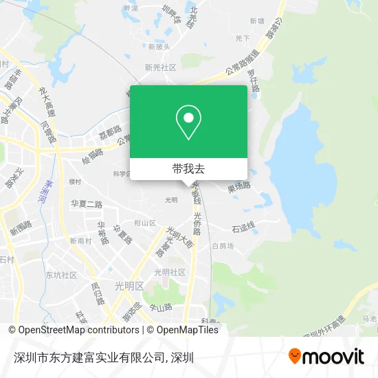 深圳市东方建富实业有限公司地图