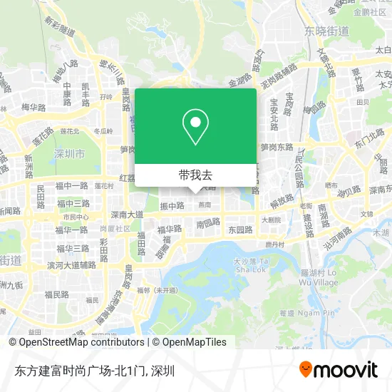 东方建富时尚广场-北1门地图