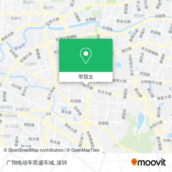 广翔电动车奕盛车城地图