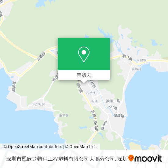 深圳市恩欣龙特种工程塑料有限公司大鹏分公司地图