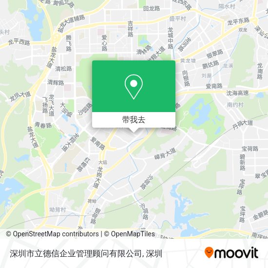 深圳市立德信企业管理顾问有限公司地图
