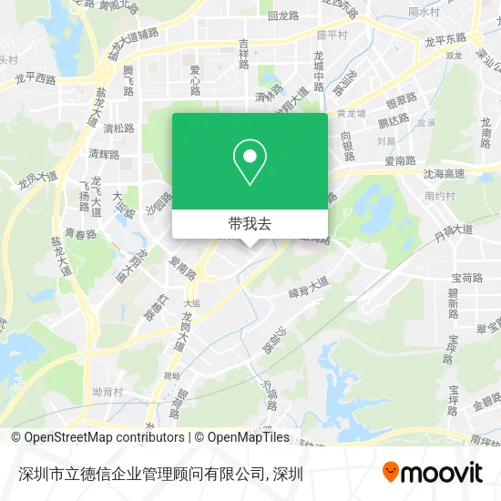 深圳市立德信企业管理顾问有限公司地图