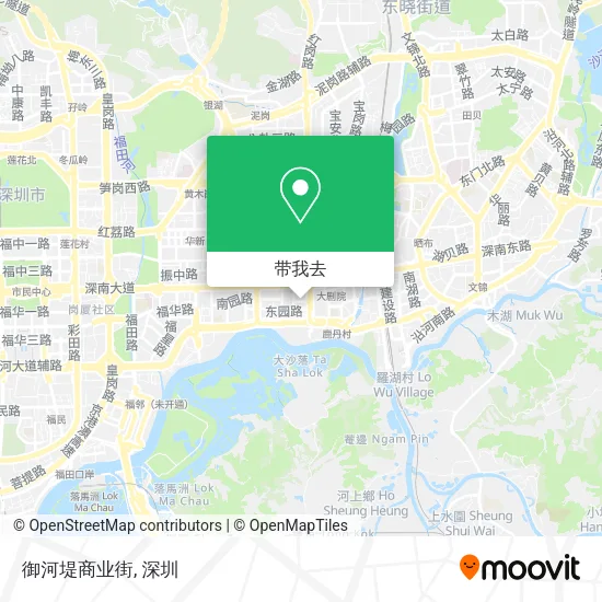 御河堤商业街地图