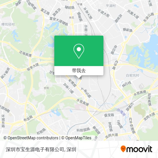 深圳市宝生源电子有限公司地图