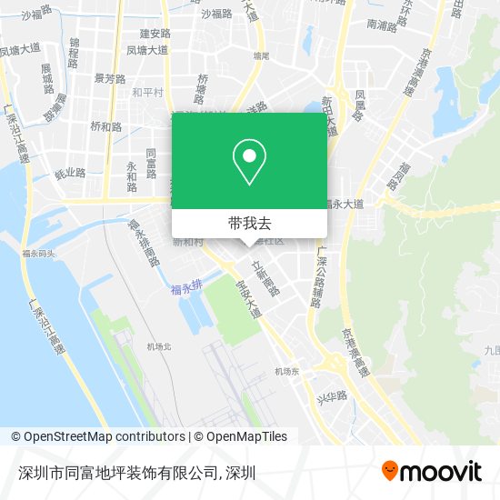 深圳市同富地坪装饰有限公司地图