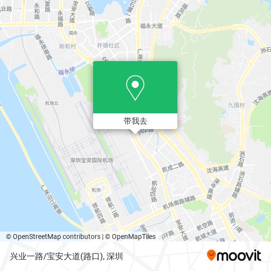 兴业一路/宝安大道(路口)地图