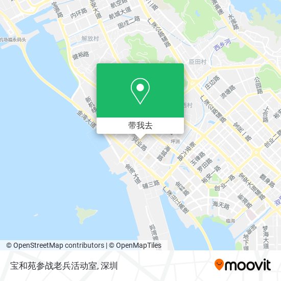 宝和苑参战老兵活动室地图