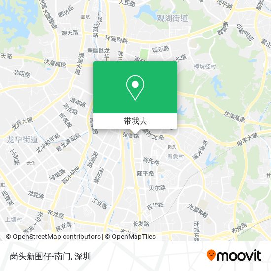 岗头新围仔-南门地图