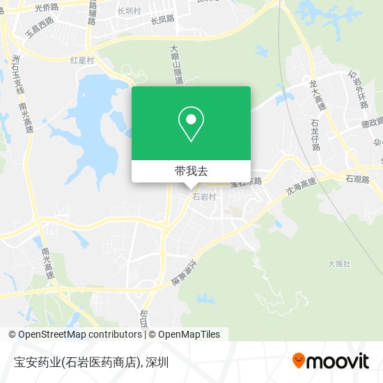 宝安药业(石岩医药商店)地图