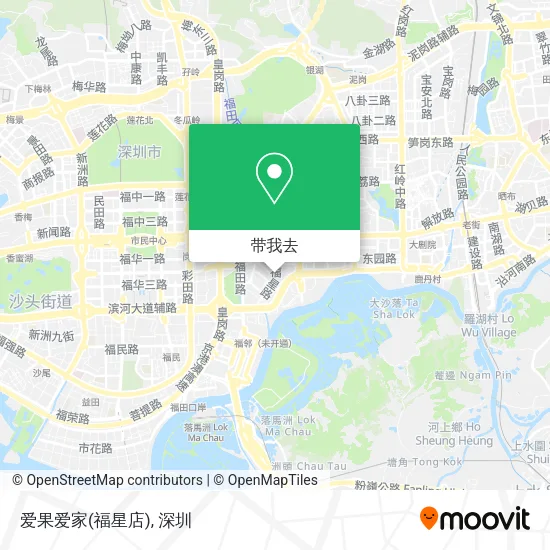 爱果爱家(福星店)地图