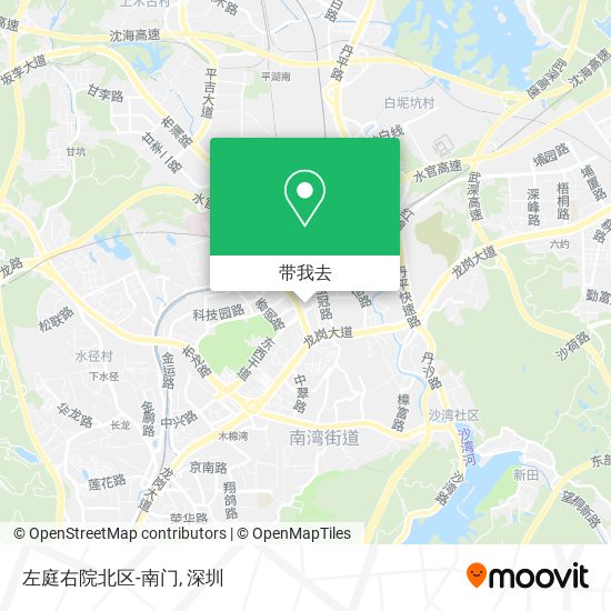 左庭右院北区-南门地图