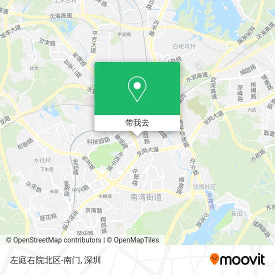 左庭右院北区-南门地图