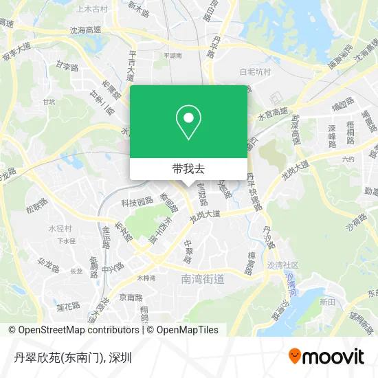 丹翠欣苑(东南门)地图