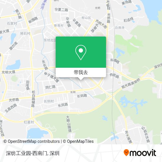 深纺工业园-西南门地图