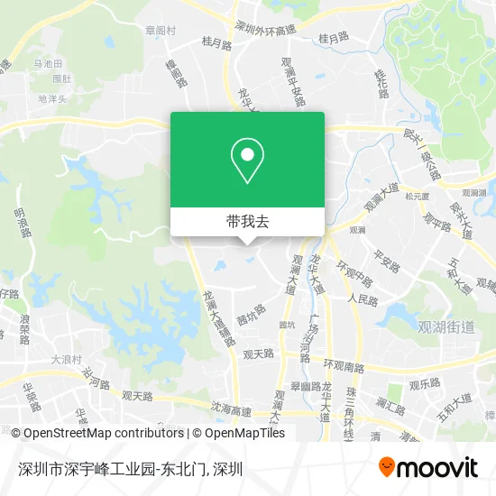 深圳市深宇峰工业园-东北门地图
