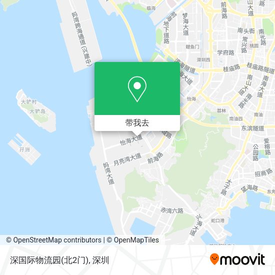 深国际物流园(北2门)地图