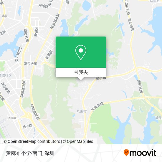 黄麻布小学-南门地图