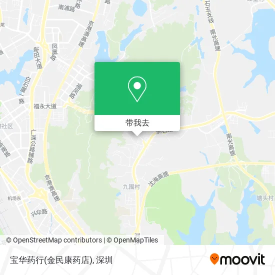 宝华药行(金民康药店)地图
