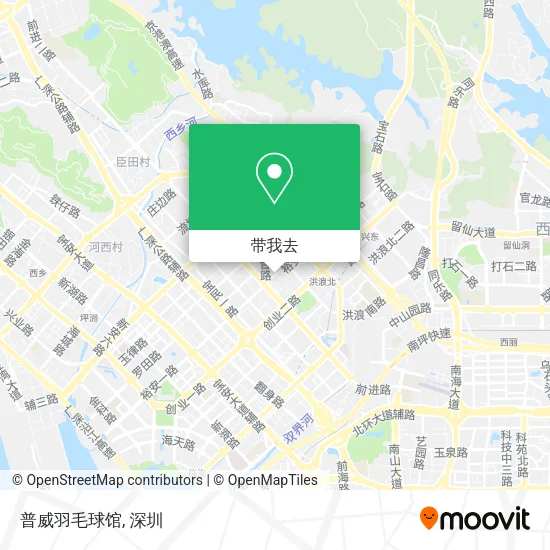 普威羽毛球馆地图