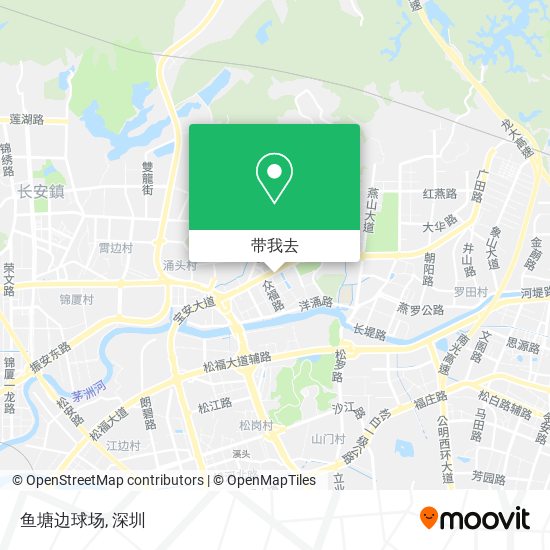 鱼塘边球场地图