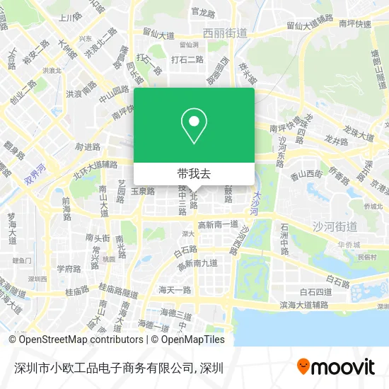 深圳市小欧工品电子商务有限公司地图