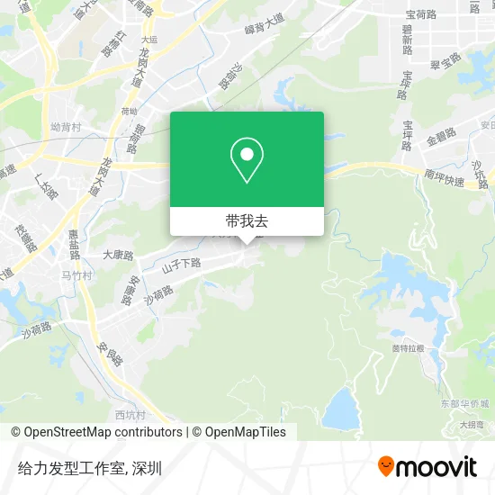 给力发型工作室地图