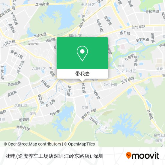 街电(途虎养车工场店深圳江岭东路店)地图