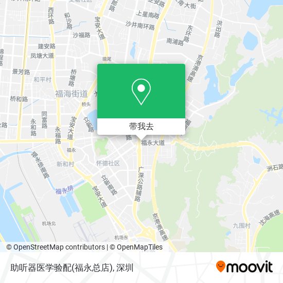 助听器医学验配(福永总店)地图