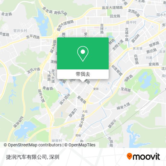捷润汽车有限公司地图