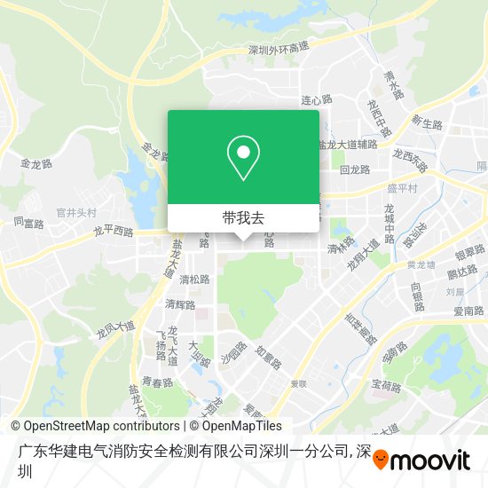 广东华建电气消防安全检测有限公司深圳一分公司地图