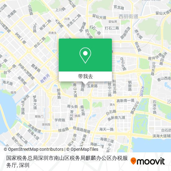 国家税务总局深圳市南山区税务局麒麟办公区办税服务厅地图