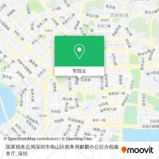 国家税务总局深圳市南山区税务局麒麟办公区办税服务厅地图