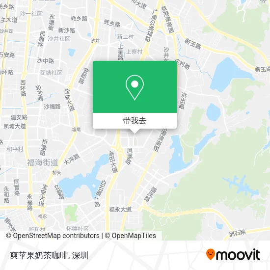 爽苹果奶茶咖啡地图