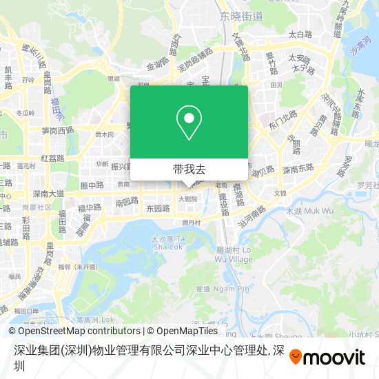 深业集团(深圳)物业管理有限公司深业中心管理处地图