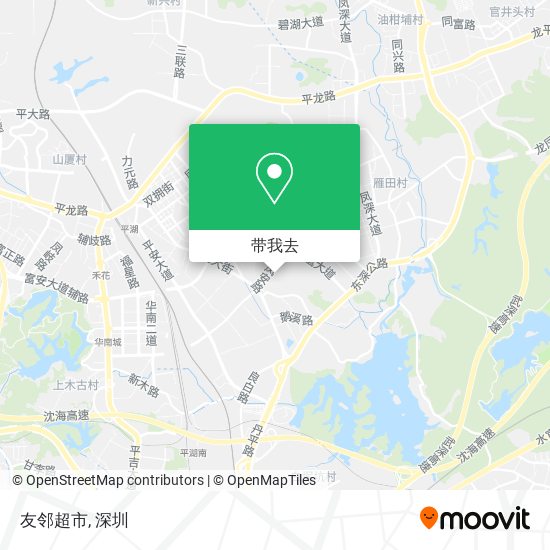 友邻超市地图