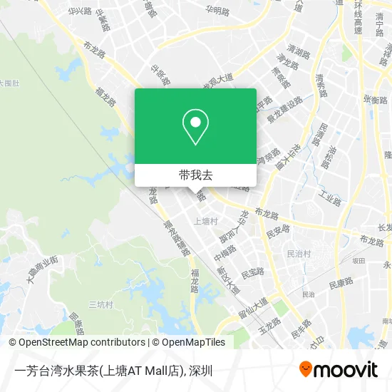 一芳台湾水果茶(上塘AT Mall店)地图