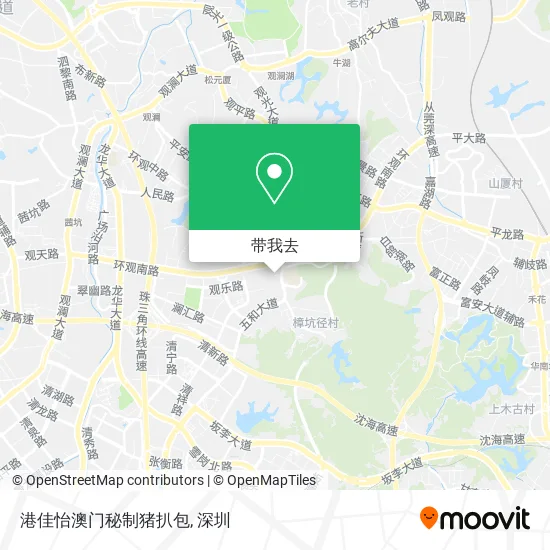 港佳怡澳门秘制猪扒包地图