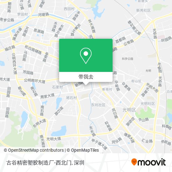 古谷精密塑胶制造厂-西北门地图