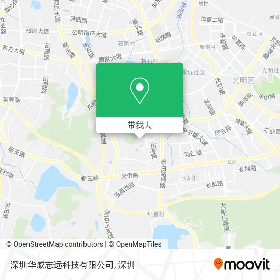 深圳华威志远科技有限公司地图