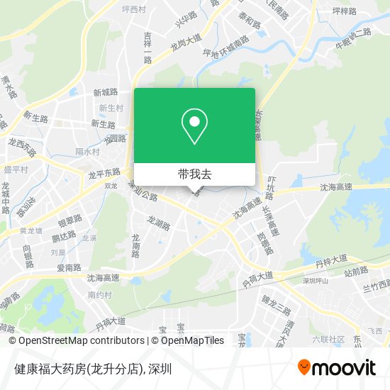 健康福大药房(龙升分店)地图