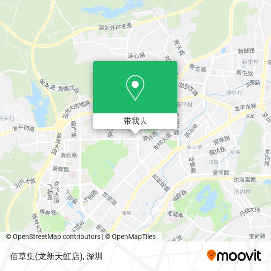 佰草集(龙新天虹店)地图
