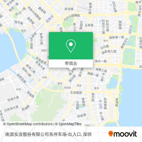 南源实业股份有限公司东停车场-出入口地图