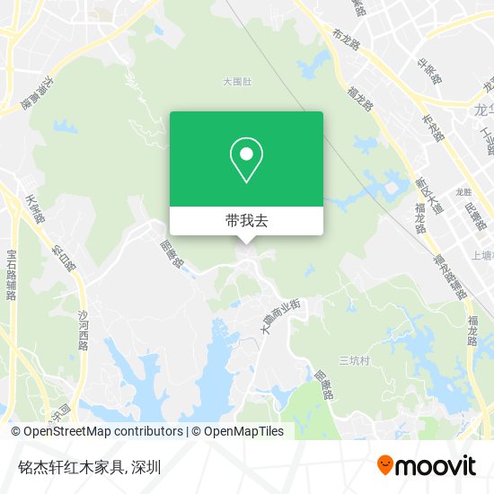 铭杰轩红木家具地图