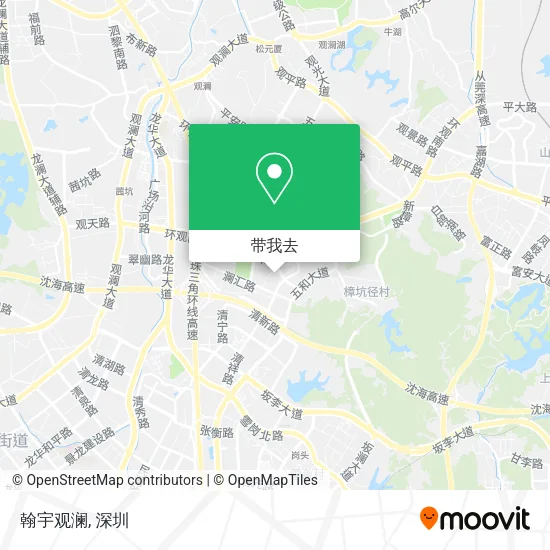 翰宇观澜地图